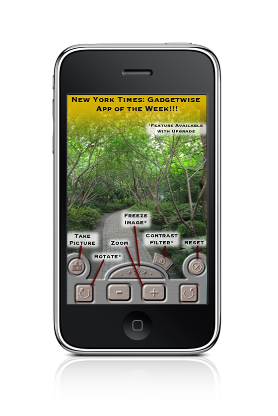 Magnifying Glass Lite is a digital magnifying glass for your iPhone